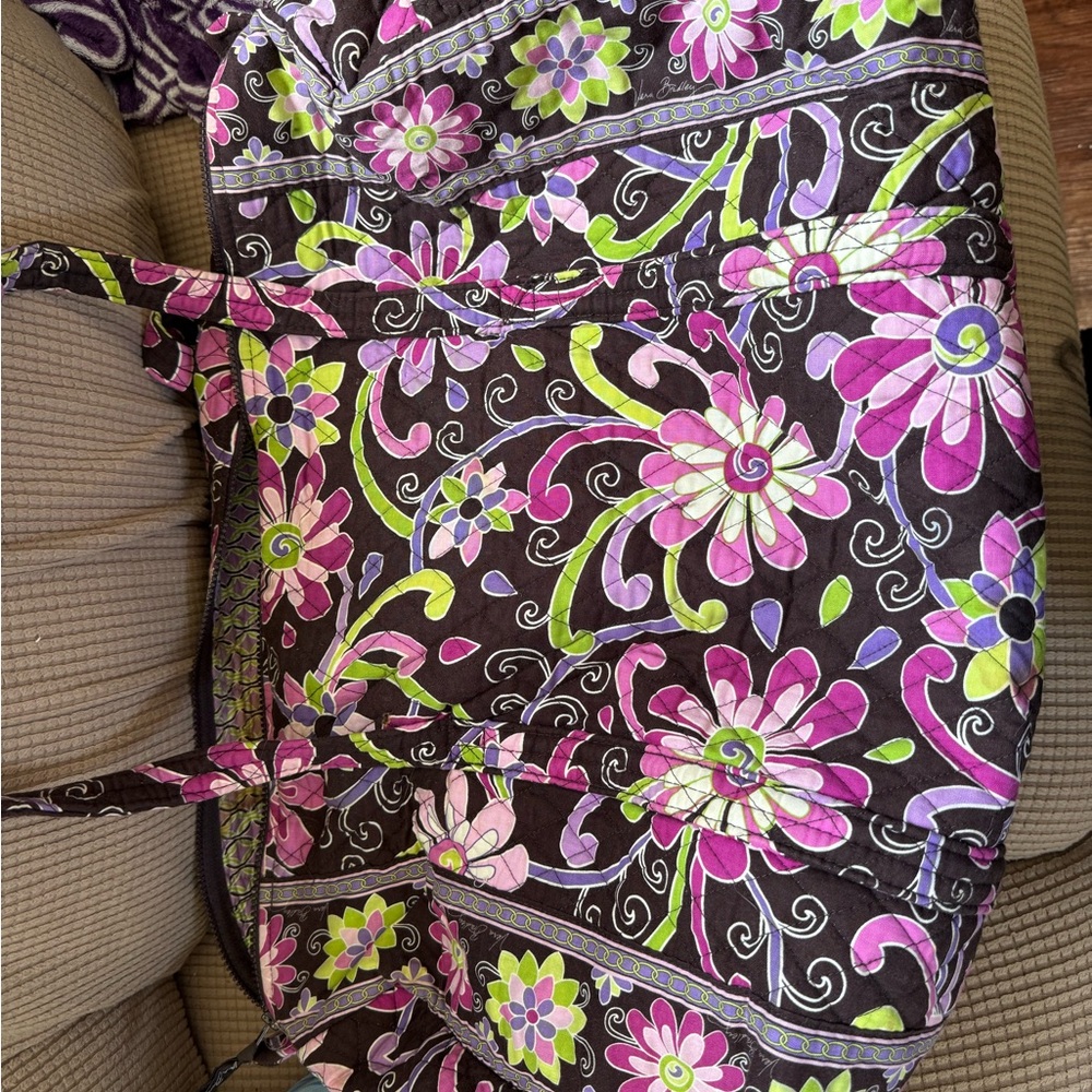 Floral Patterned Tote Bag
